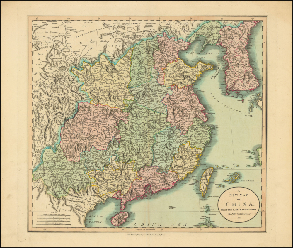 WATTIS FINE ART GALLERY Maps A new map of China